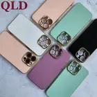 Shockproof Gold Trim Case iPhone 16 15 14 13 12 11 Plus Pro Promax X XS Mini