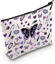 WZMPA Guts Musical Cosmetic Bag Singer Fans Gift Singer Album Makeup Zipper Pouch Bag Singer Lyric Merchandise