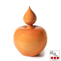 在飛比找松果購物優惠-【開運方程式】台灣檜木聚寶盆 寶瓶12公分(天然芳香木雕開運