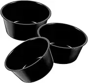 BESPORTBLE 3pcs Individual Muffin Tins Nonstick Bakeware for Baking - for Cupcakes - Puddings and Mini Chocolate Treats Round Ramekins and Egg Tart Molds