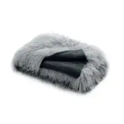 Auskin The Newstead Sheepskin Tibetan Throw Home/Room Decor 150x180cm Dove