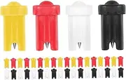 WRITWAA 40Pcs Eyelash Bottle Needle Tips Blocking Nozzle Needles for Adhesive Bottles Durable for Eyelash Extension Supplies