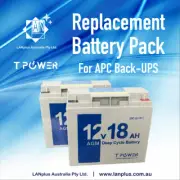 Replacement Battery Pack RBC7 for APC UPS 750XL 1000XL 1500 Tower model 1-yr wty
