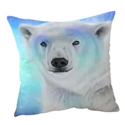 Pastel Dream Polar Bear Cushion Cover