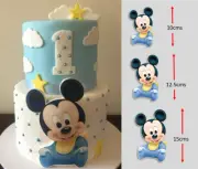 Mickey Mouse Cake Topper Edible Icing Image Cut Out 1st Birthday Baby Shower 555