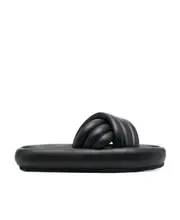 cross-strap platform slides 35,36 Black