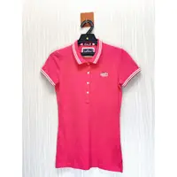 在飛比找蝦皮購物優惠-極度乾燥 SuperDry 桃紅小Logo棉質Polo衫