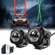 Laser RGB LED Whip Lights Whipless Antenna For Polaris RZR Turbo Trail XP 1000