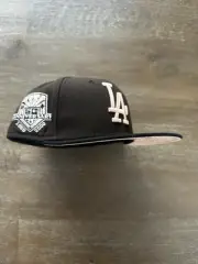 Exclusive New Era Los Angeles Dodgers Club Hat Sz 7 1/4 Peach UV
