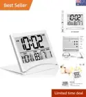 Portable Foldable Travel Alarm Clock – Digital Display with Snooze & Timer
