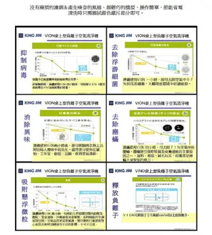 【日本品牌】 KING JIM VION 桌上型負離子空氣清淨機 紅黑白 三色可選 (6.6折)