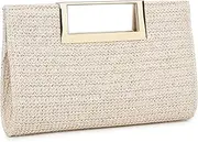 [Gurina] Evening Clutch Purses for Women Formal Party Clutch Bags Cocktail Prom Fashion PU Leather Shoulder Handbags