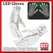 7 Modes LED Light Gloves Flashing Finger paillette Party Games Glow In the dark