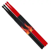 2 Pairs 5A Nylon Drumsticks for Adults Kids Light Durable Plastic Drum Sticks...