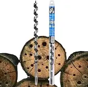 SOMADA 5/8-Inch x 12-Inch Auger Drill Bit for Wood, Hex Shank 3/8-Inch One Piece, Ship Auger Long Drill Bit for Soft and Hard Wood, Plastic, Drywall and Composite Materials