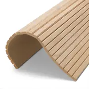 Modern Furniture WOODFLEX Flexible Wooden Slat Wall Panel Trapezium - Oak Veneer