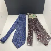 The Nature Conservancy Mens Ties Multicolor Necktie Duck & Panda Bear