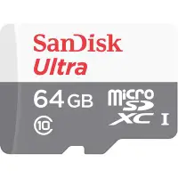 在飛比找Yahoo!奇摩拍賣優惠-SanDisk Ultra microSD UHS-I 64