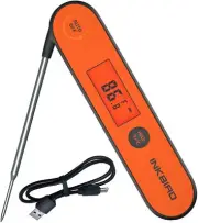 Inkbird Instant Read Meat Thermometer IHT-1P, Digital Waterproof Rechargeable In