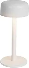 Mushroom Table Lamp, Desktop Lamp Mushroom, Rechargeable Dimmable Touch Control Ambient Light for RV Bookshelf Kids' Room Dorm Reading Nook Kitchen Nursery