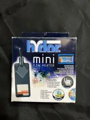Hydor Mini 7.5 W Slim Heater for Micro Tanks/Mini Aquariums/Betta Bowls (A)