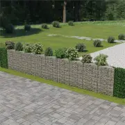 Gabion Wall Galvanised Steel 630x30x100 cm