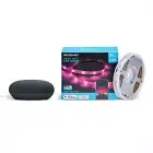 Google Nest Mini 2nd Generation GA03121 Charcoal w/ Smart Wi-Fi LED Strip Ligh