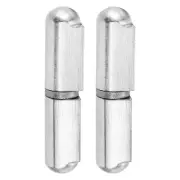 2 Pack 1-1/2" Long 25/64" Diameter - Weldable Detachable Round Body Weld Hinges
