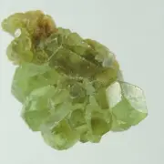 green Demantoid Garnet crystal, cluster specimen, Madagascar, 7.4 cts #42