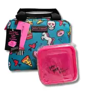 Betsey Johnson Lunch Box Tote Insulated Unicorn French Fries Pizza Junk Food