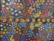 Isobel Hagen Nungarrayi Aboriginal Art 151cm X 118cm COA Supplied