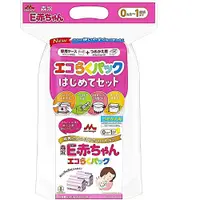 在飛比找DOKODEMO日本網路購物商城優惠-[DOKODEMO] 首次森永嬰兒é生態快感組套件400克×
