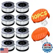 VOSOIR 10 Pack Weed Eater String for Black and Decker, Fits AF100-3ZP AF100-B