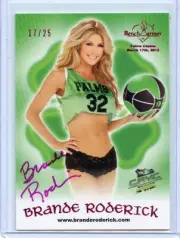 2013 BENCHWARMER BRANDE RODERICK PALMS CASINO AUTOGRAPH # 17/25