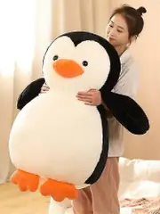 22/50cm Giant Soft Penguin Stuffed Plush Animal Toy Sofa Bed Throw Pillows Warm 22cm