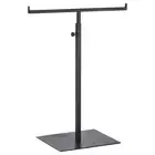 Purse Display Stand T Shaped Metal Adjustable Handbag Rack Black