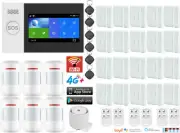 R13 WiFi Cloud 4G Tuya APP Wireless Home Security Alarm System+Alexa+Google Home