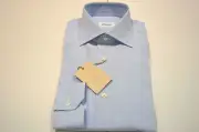NEW BRIONI Dress SHIRT 100% Cotton Size 18 Us 46 Eu (Store Code AP10)
