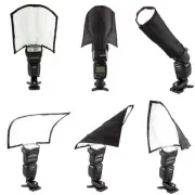 Durable Foldable Speedlight Reflector Flash Softbox Diffuser For Canon Sony DSLR