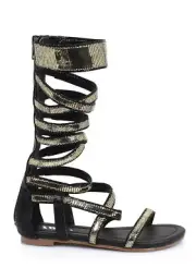 Ellie Shoes 013-NILE 0 Inch Children's Gladiator Flat Sandal