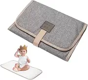 Diaper Changing Pad - Foldable Changing Pad, WaterProwaterprowater Comfortable Portable Changing Pad Mat - With Magic Stickers For Kids Accessories Mat