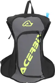 Acerbis Acqua Logo, hydration backpack , color: Grey/Black/Neon-Yellow , size: 5 L