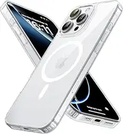 2 Pack Mobile Phone Basic Case for iPhone 16 Pro Max 6.9-Inch Compatible, Shockproof Slim Magnetic Phone Case for iPhone 16 Pro max,Shockproof Phone Bumper Cover, Anti-Scratch Clear Back