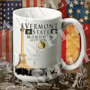 Vermont State Monument Gettysburg, Pa 15-ounce Civil War themed coffee mug