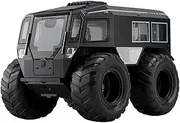 Die-cast 1:24 for Sherpa All-Terrain Car Model Metal Diecast Sound Light Pull Back Miniature Vehicle Exquisite Display Items Miniature Vehicle(Black)