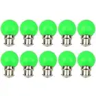 B22 Bayonet LED Globe Bulbs Green Color SMD 2835 Bulb for Outdoor String Lights