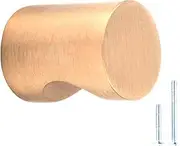 Amazon Basics Whistle Cabinet Knob, 1.9cm Diameter, Golden Champagne, 10-pack