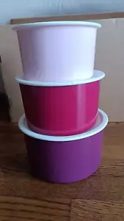 Tupperware One Touch Canister - Set Of 3 - NEW!