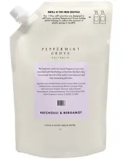 [Peppermint Grove Australia] Patchouli & Bergamot - Hand & Body Wash Refill 1L
