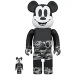 BEARBRICK BAPE 黑迷彩 庫柏力克熊 500% 全新拆檢